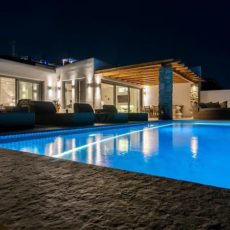 Paoli - Private Pool, Sea View & Jacuzzi Mykonos Town
