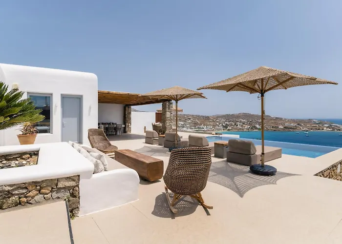Paoli - Private Pool, Sea View & Jacuzzi וילה Mykonos Town