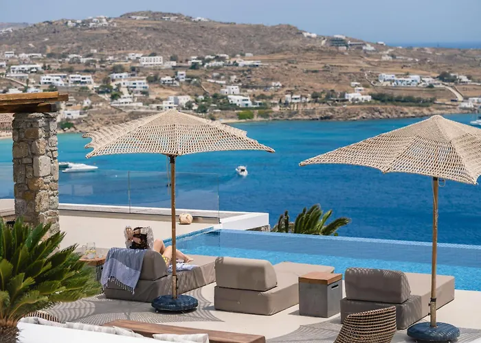 Paoli - Private Pool, Sea View & Jacuzzi וילה Mykonos Town
