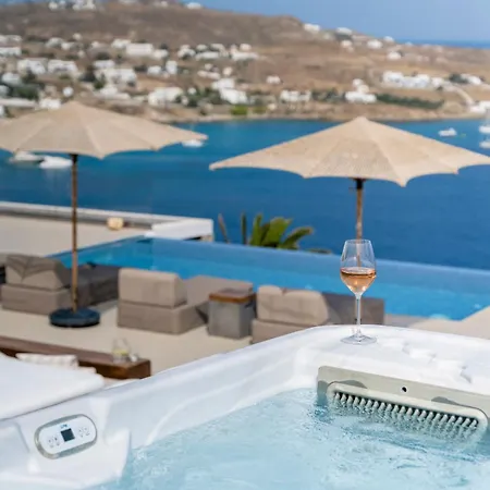 Paoli - Private Pool, Sea View & Jacuzzi * Mykonos Town
