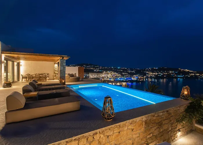 Villa Paoli - Private Pool, Sea View & Jacuzzi Mykonos Town