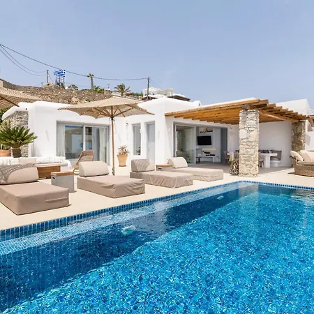 빌라 Paoli - Private Pool, Sea View & Jacuzzi Mykonos Town