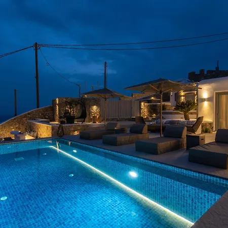 Paoli - Private Pool, Sea View & Jacuzzi Mykonos Town
