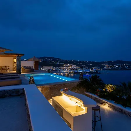 Villa Paoli - Private Pool, Sea View & Jacuzzi Mykonos Town