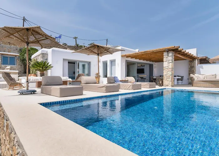 Paoli - Private Pool, Sea View & Jacuzzi Mykonos Town