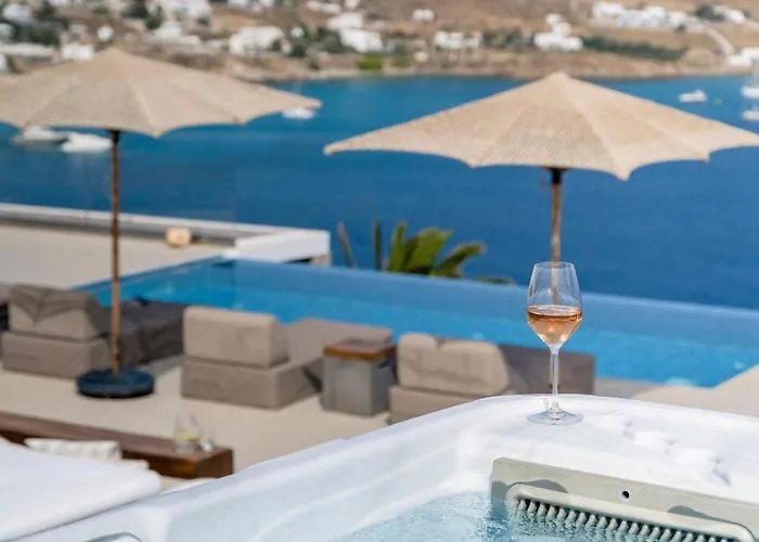 Paoli - Private Pool, Sea View & Jacuzzi * Mykonos Town